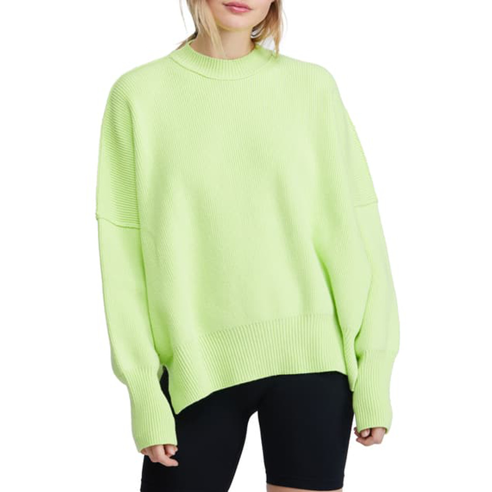Free People Easy Street Tunic Sweater S Rib Slouch
